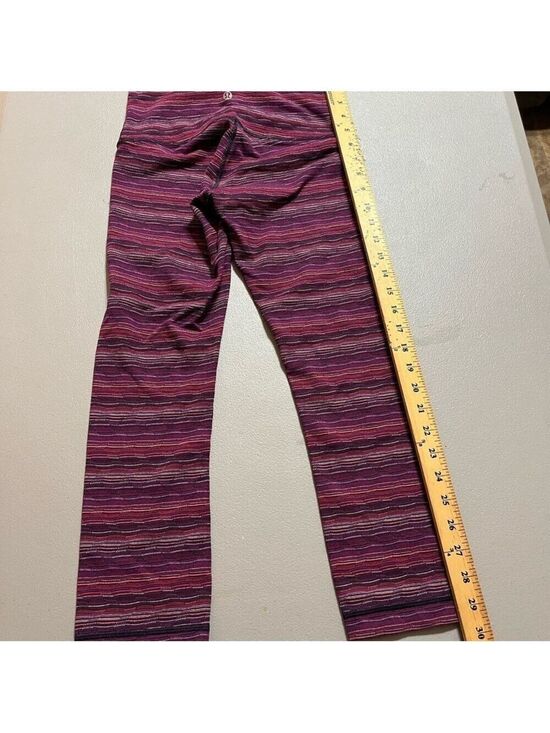 lululemon athletica Pants - COPY - Lululemon Striped Purple Leggings